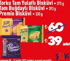 TORKU TAM YULAFLI BİSKÜVİ fiyat ve kampanya bilgisi
